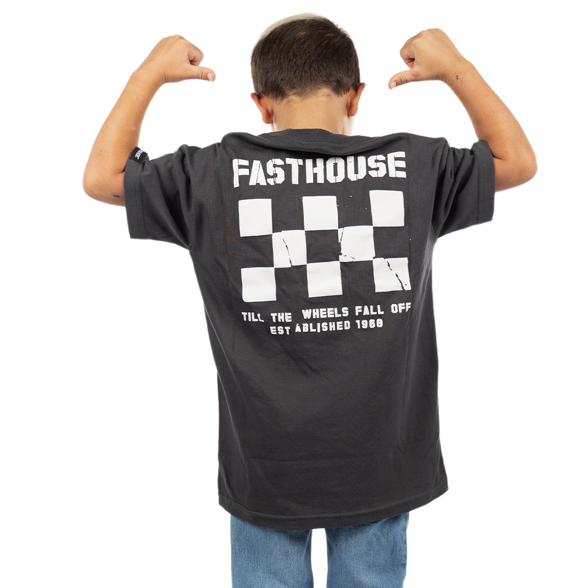 Youth Torn SS Tee - Black