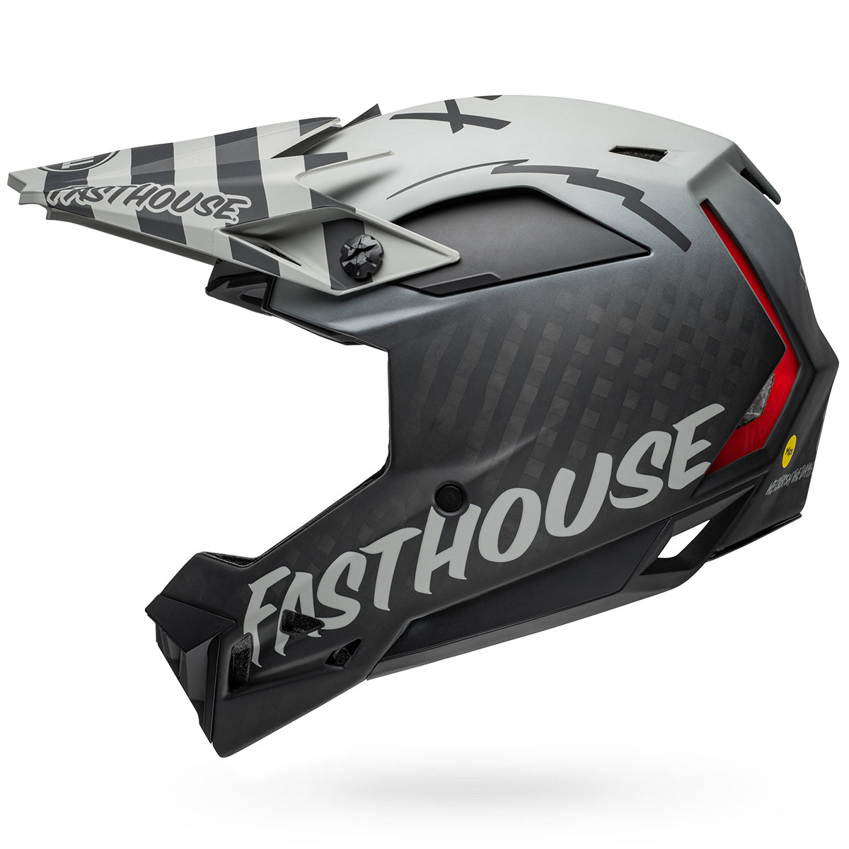 Bell Full 10 Spherical MTB Helmet White/Black Fasthouse