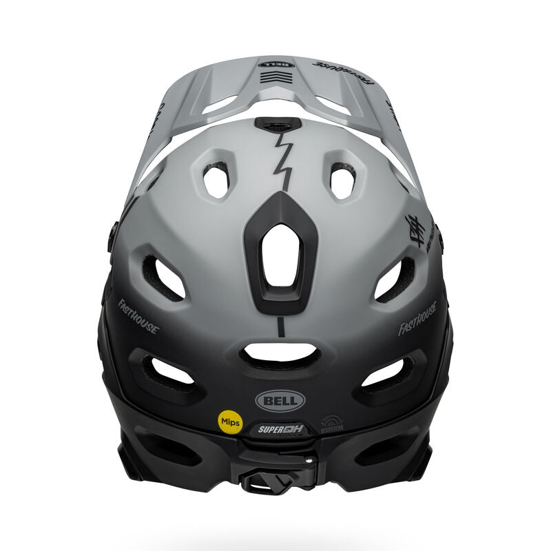 Bell Super DH Spherical MTB Helmet - Matte Gray/Black