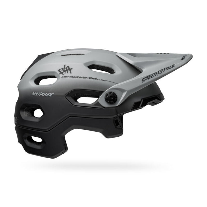 Bell Super DH Spherical MTB Helmet - Matte Gray/Black