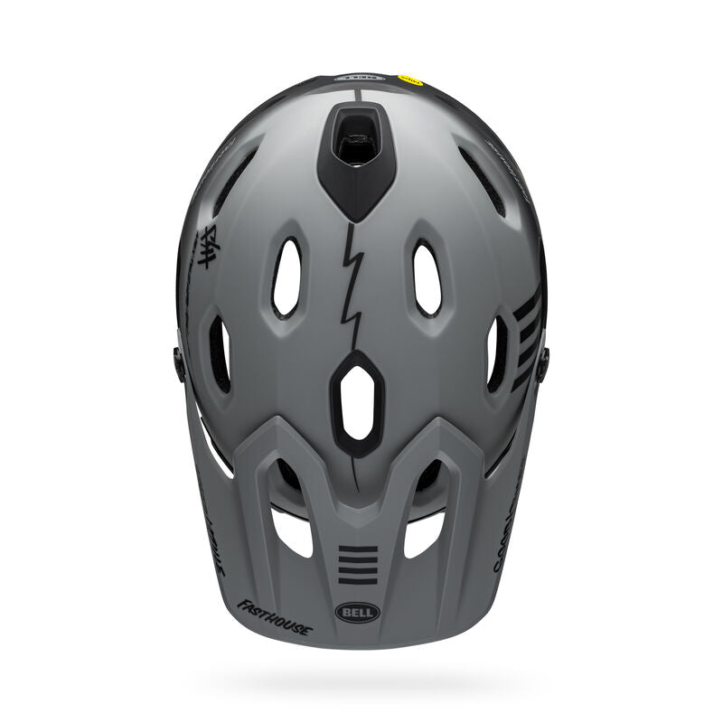 Bell Super DH Spherical MTB Helmet - Matte Gray/Black