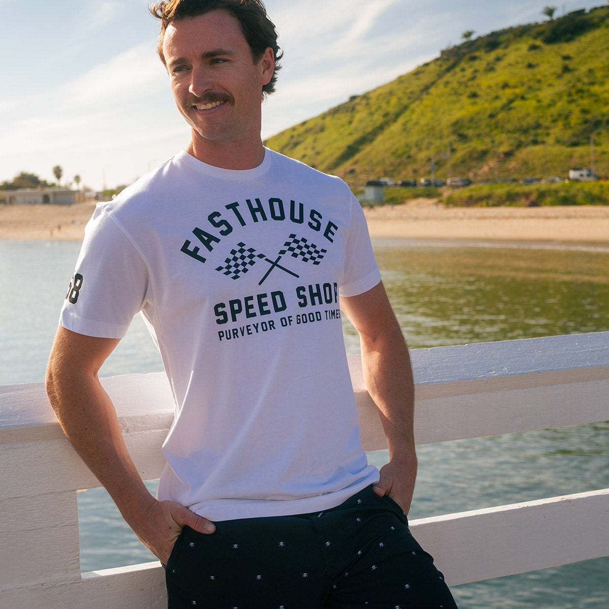 Crossroad Tee - White