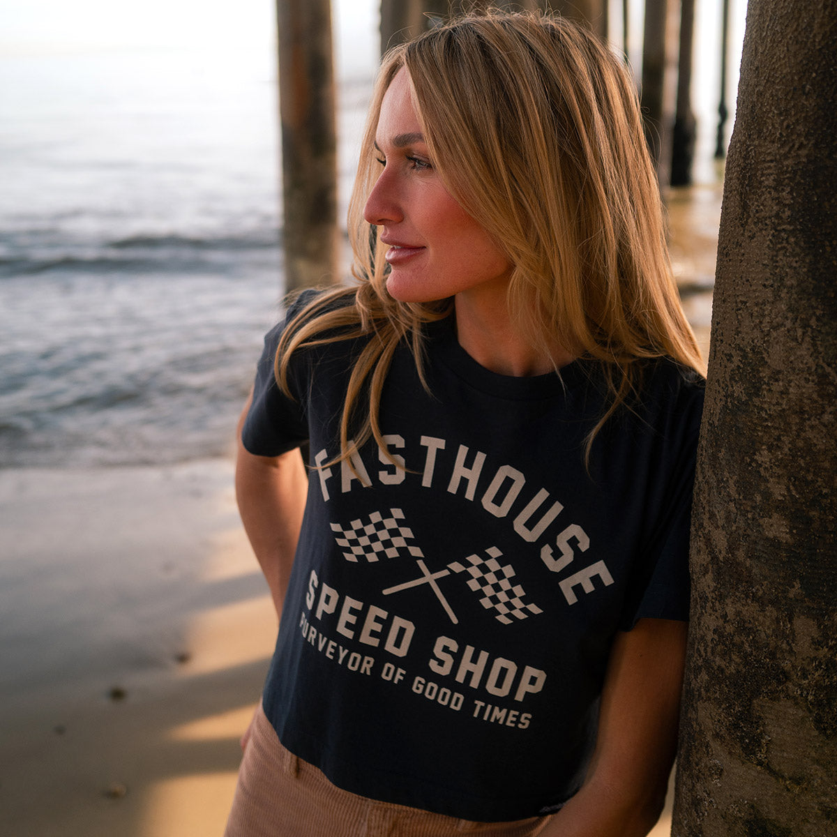 Women's Crossroad Crop Tee