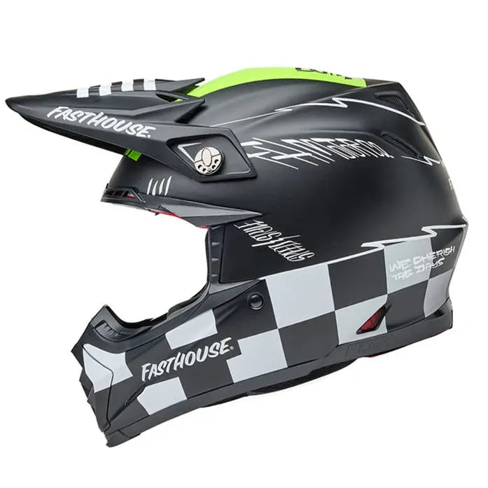 Bell x Fasthouse Moto 9S Flex Smoke Bomb Helmet Bell x Fasthouse Moto 9S Flex Smoke Bomb Helmet