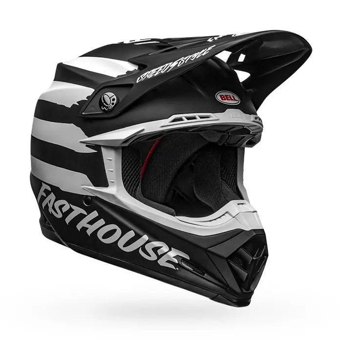 Fasthouse - Bell Moto 9 MIPS FH Signia Helmet Black/White 2019