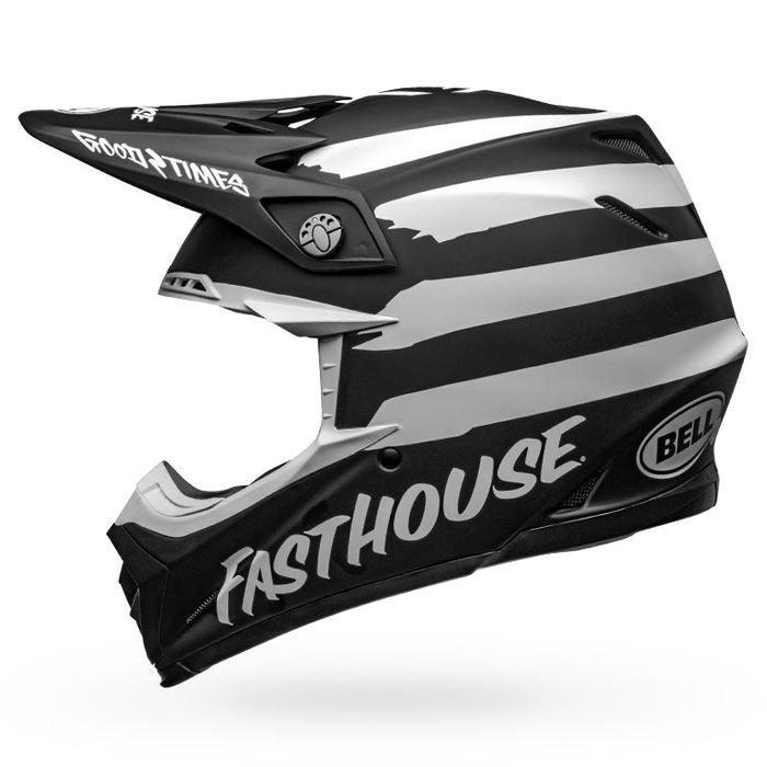 Fasthouse - Bell Moto 9 MIPS FH Signia Helmet Black/White 2019
