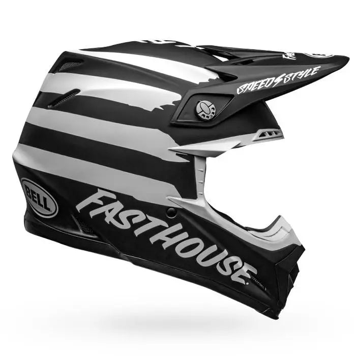 Fasthouse - Bell Moto 9 MIPS FH Signia Helmet Black/White 2019