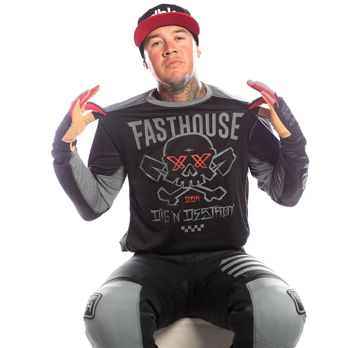 Raven Twitch Pant - Black/Charcoal - Fasthouse