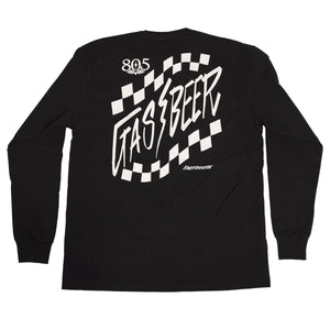 805 Gassed Up LS Tee - Black
