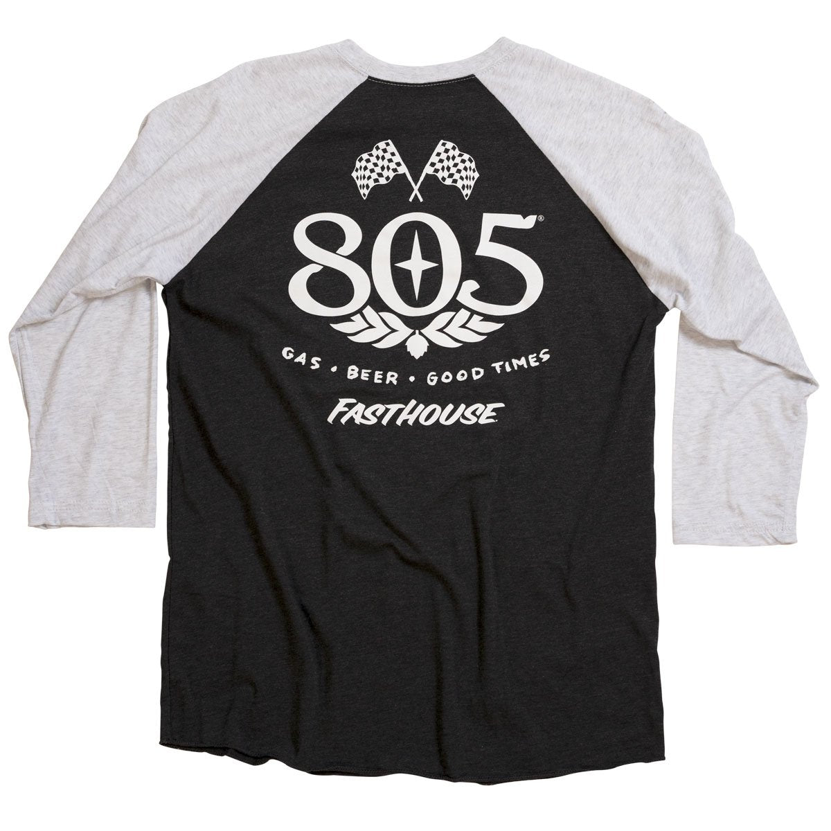 805 Women's Mantra Raglan - White/Black
