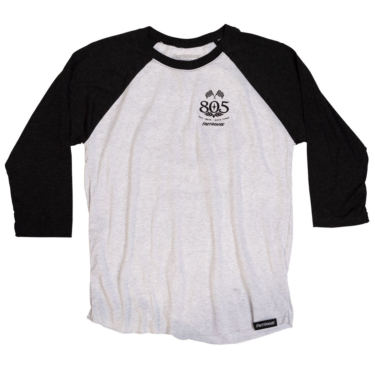 805 Women's Mantra Raglan - Black/White