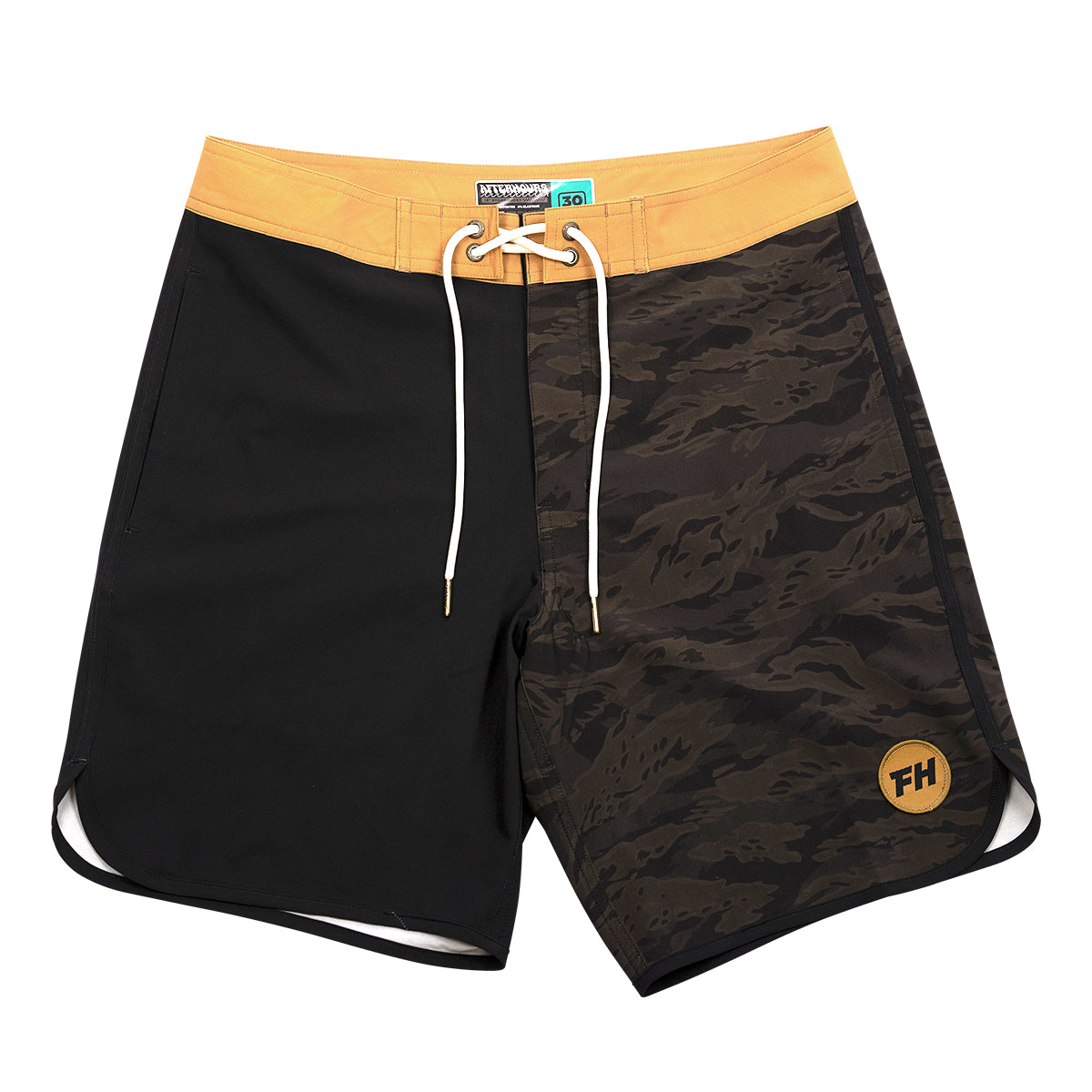 After Hours 18" Boardshort - Black/Camo