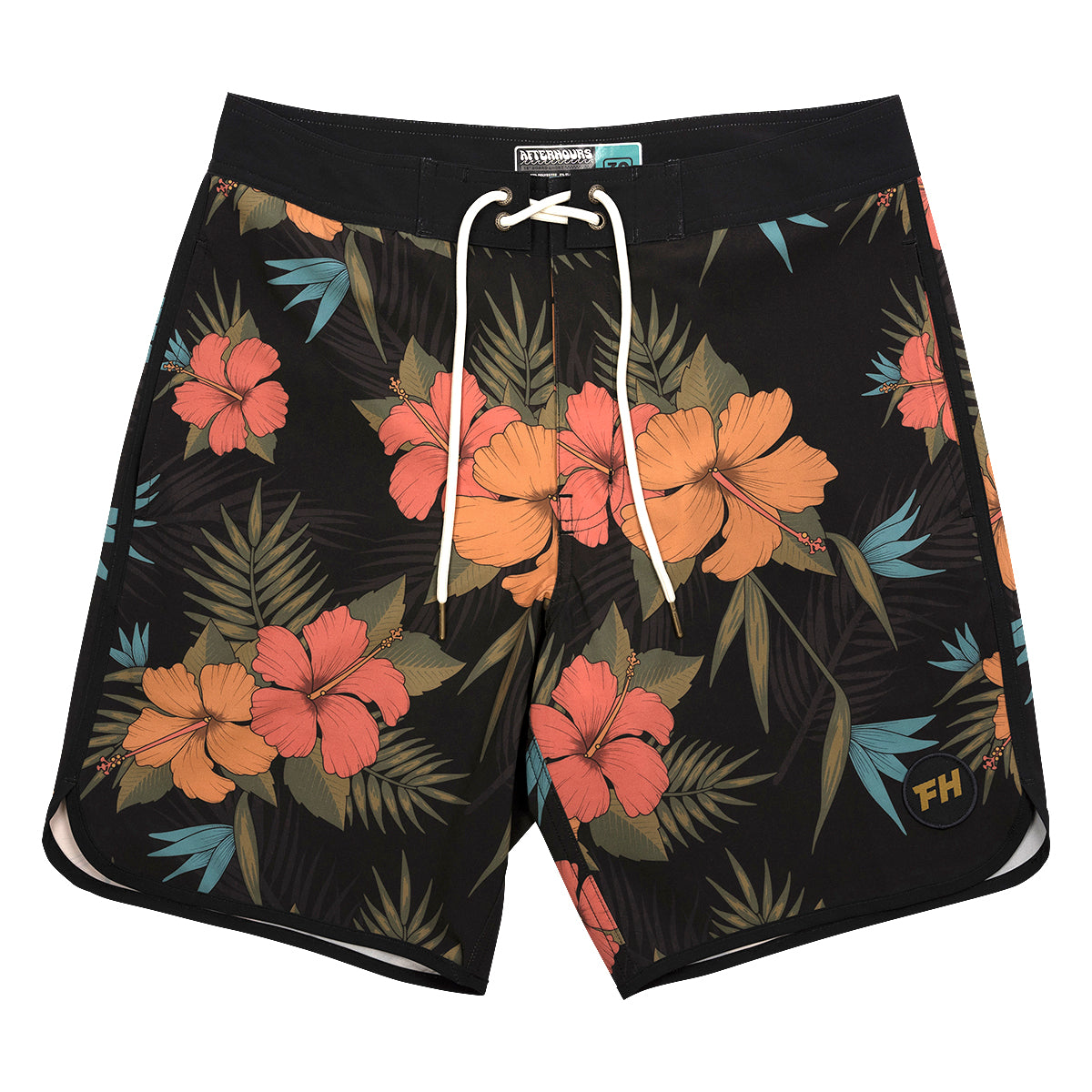 After Hours 18" Boardshort - Dark Floral