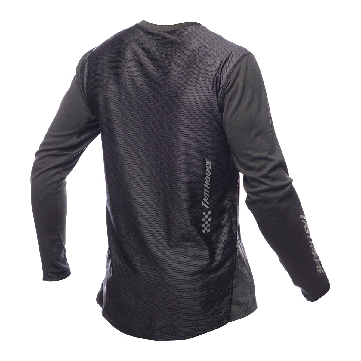 Alloy Mesa Long Sleeve Jersey - Heather Charcoal/Black