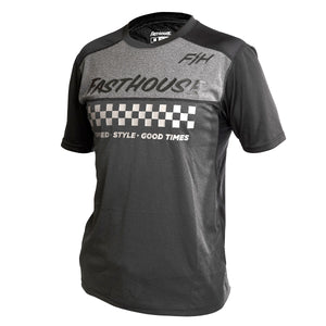 Alloy Mesa Short Sleeve Jersey -  Heather Charcoal/Black