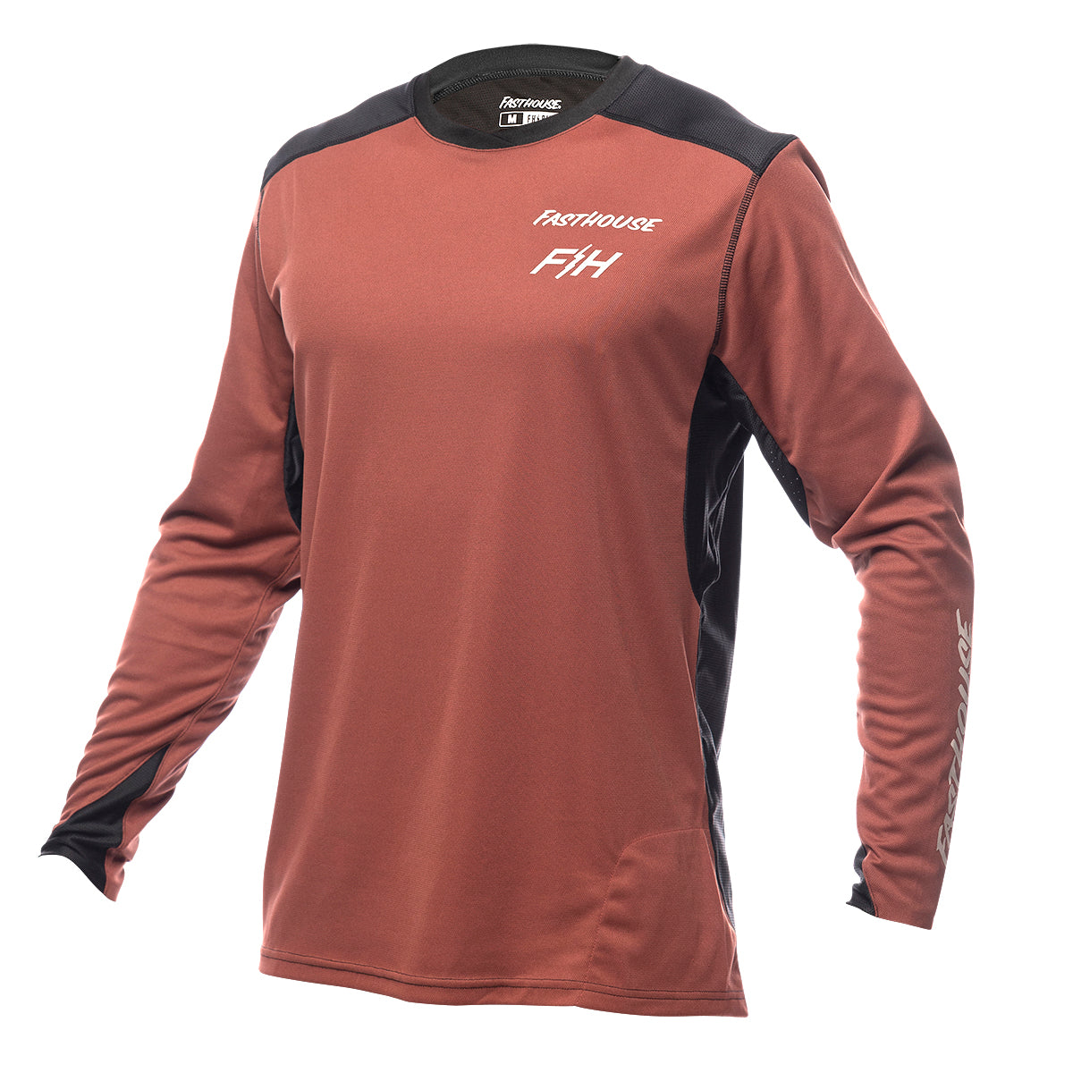 Alloy Rally Long Sleeve Jersey - Clay/Black