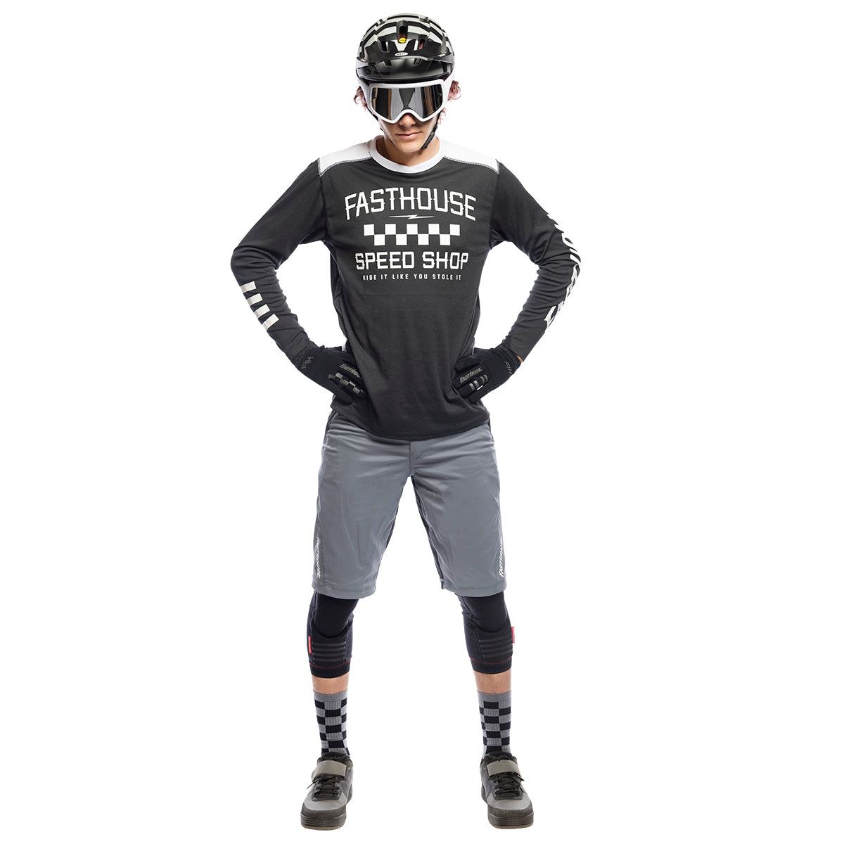 Alloy Roam LS Jersey - Heather Black