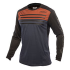 Alloy Sidewinder LS Jersey - Rust/Midnight Navy