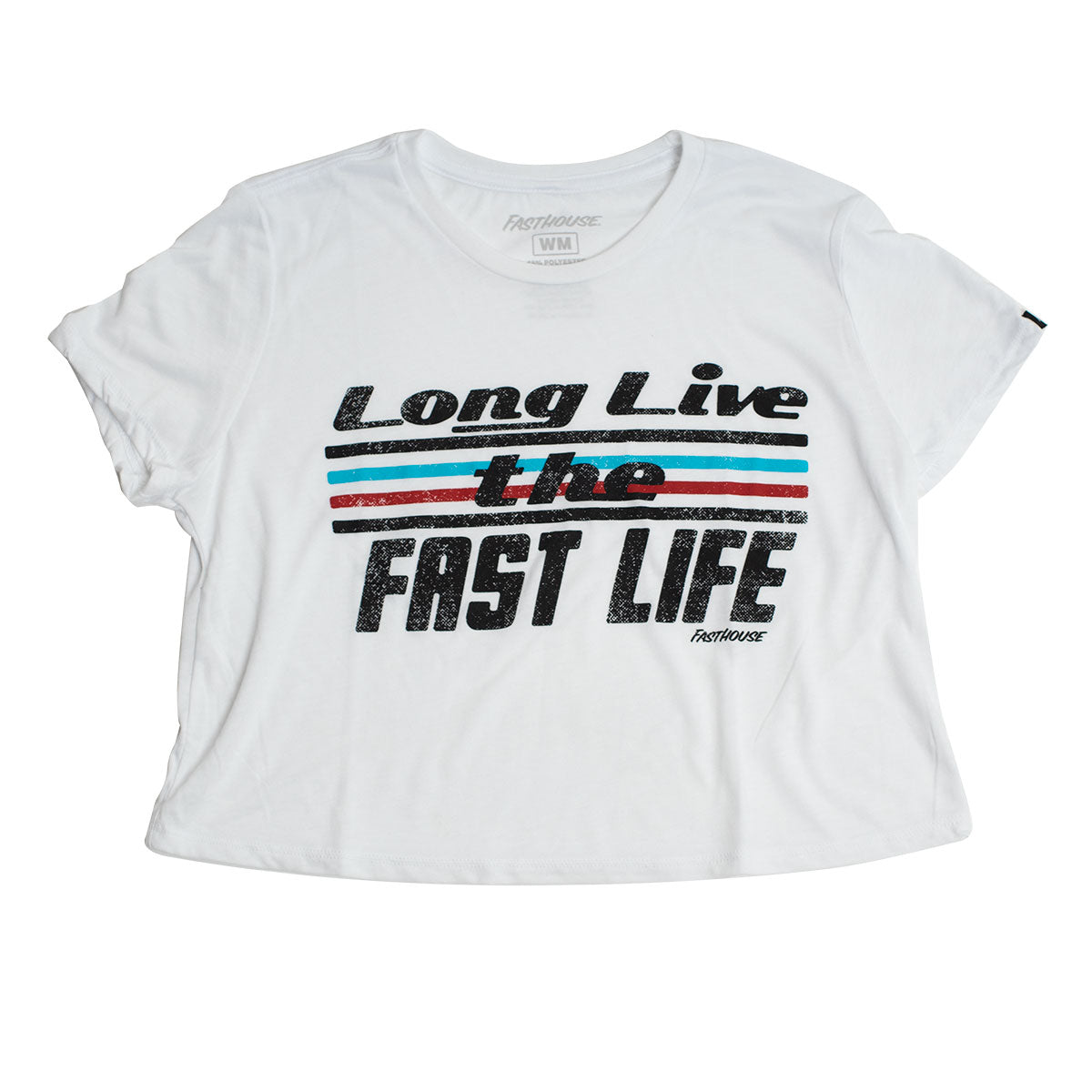 Anthem Womens Crop Tee - White