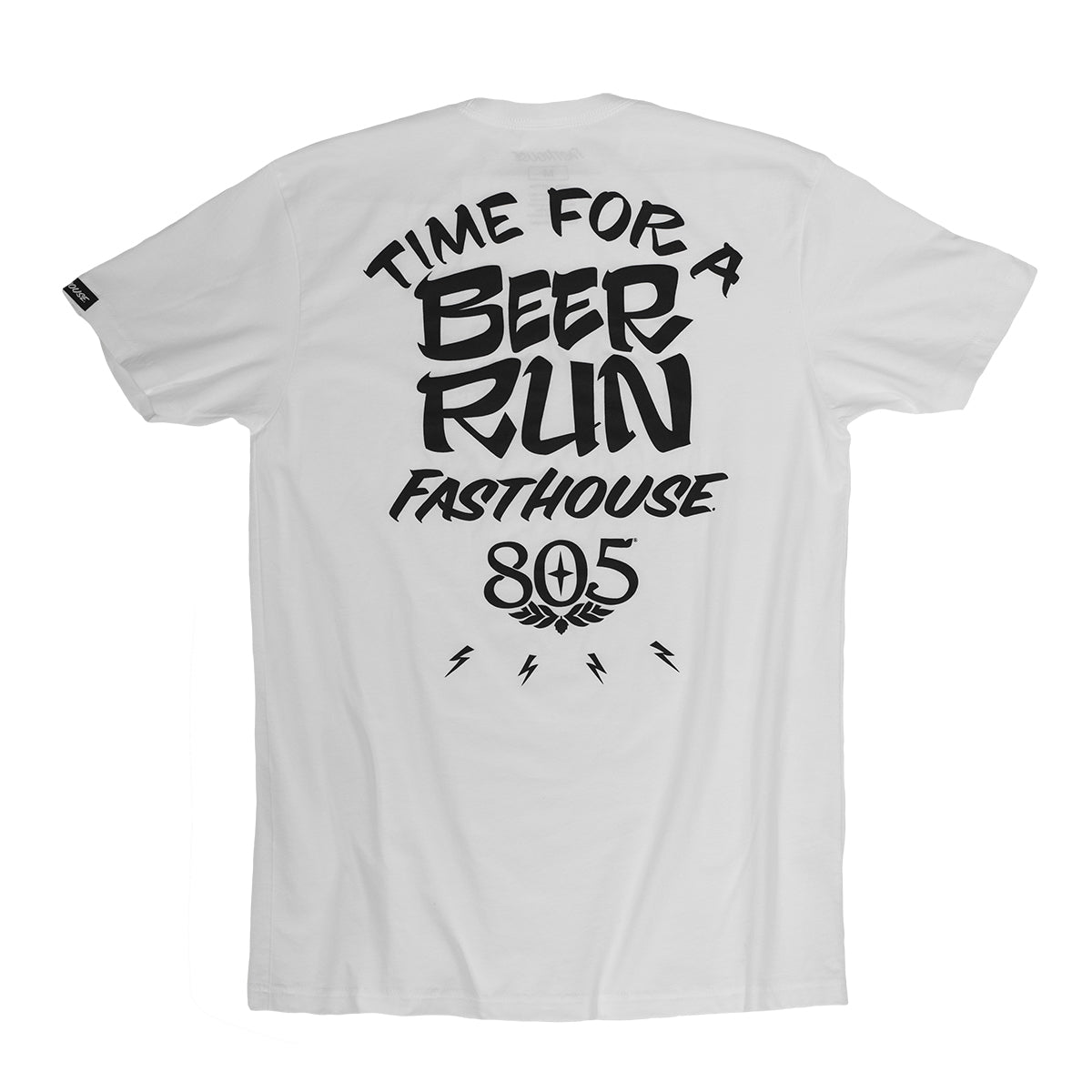 Back- 805 Beer Run Tee - White