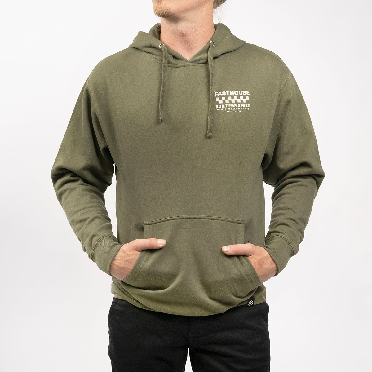 Blackbeard Hooded Pullover - Military Green