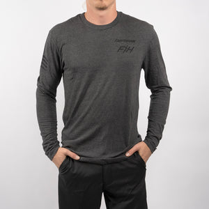 Blend LS Tech Tee - Heather Gray