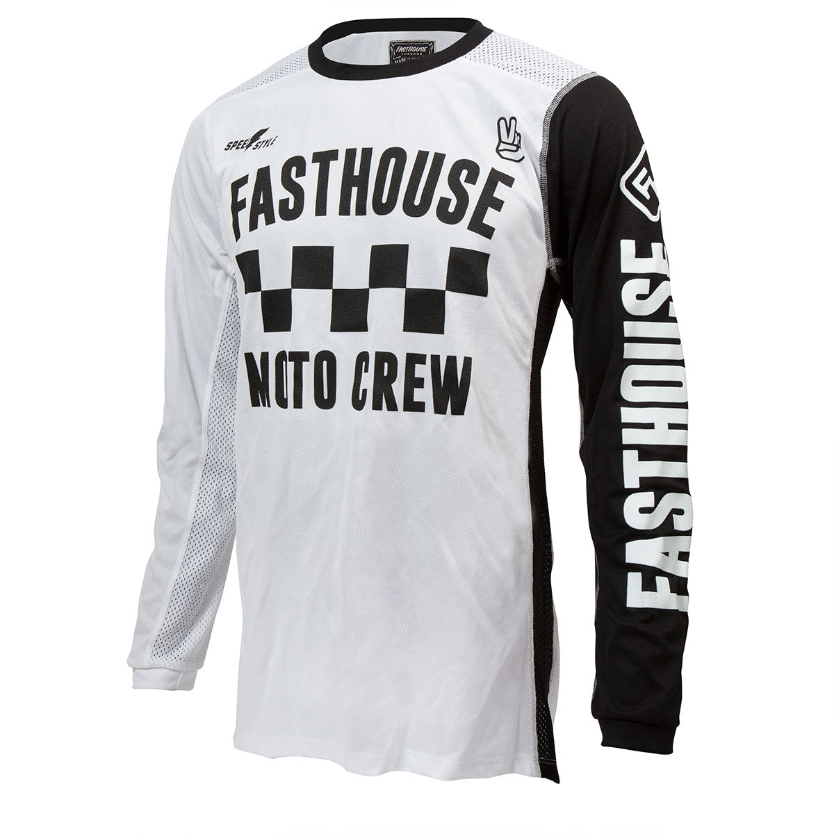 Fasthouse - Checkers Air-Cooled Jersey - White