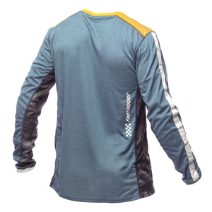 Classic Acadia Long Sleeve Jersey - Heather Indigo