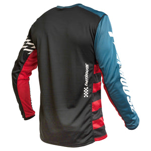 Classic Velocity LS Jersey - Black/Indigo