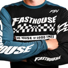 Classic Velocity LS Jersey - Black/Indigo