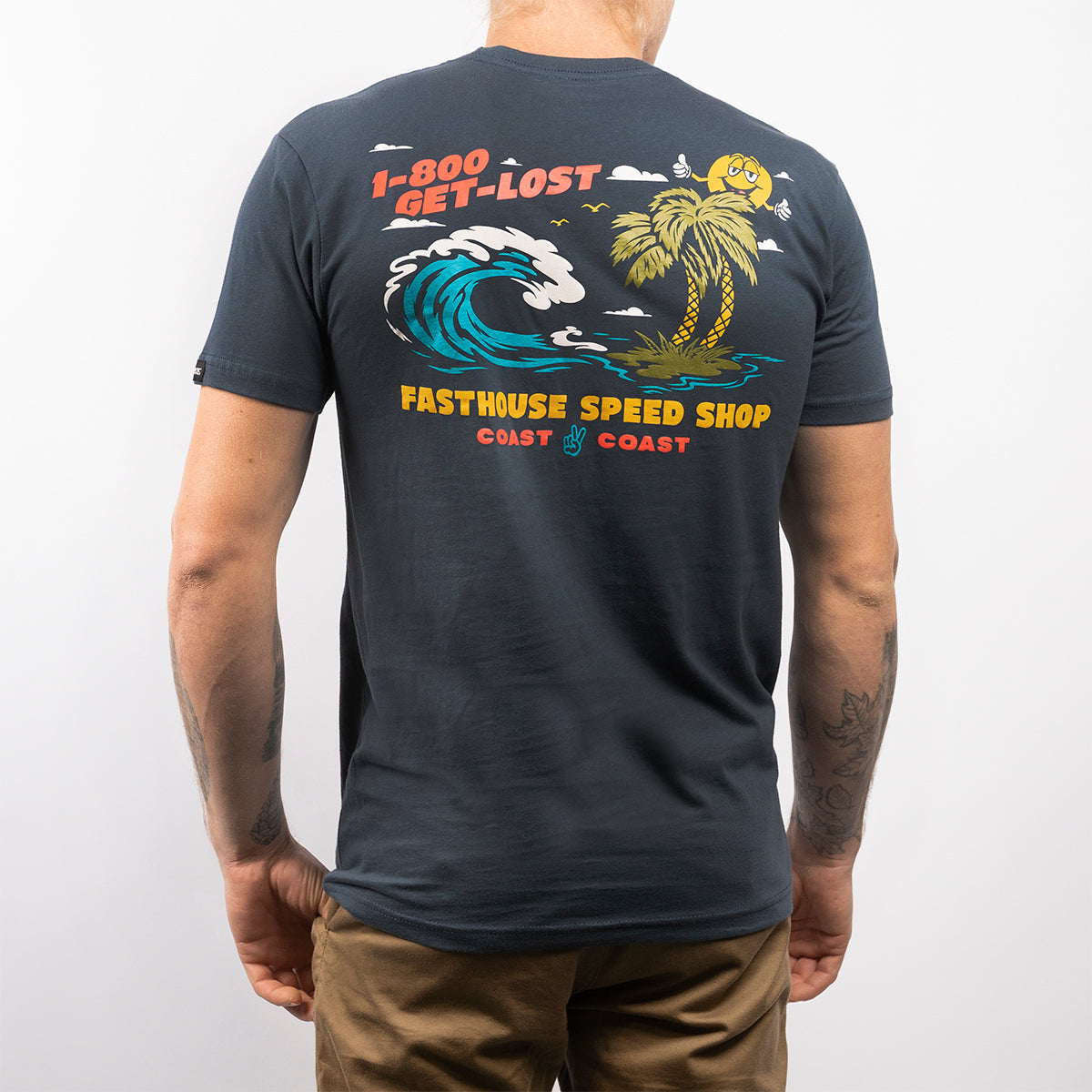 Coast 2 Coast Tee - Indigo