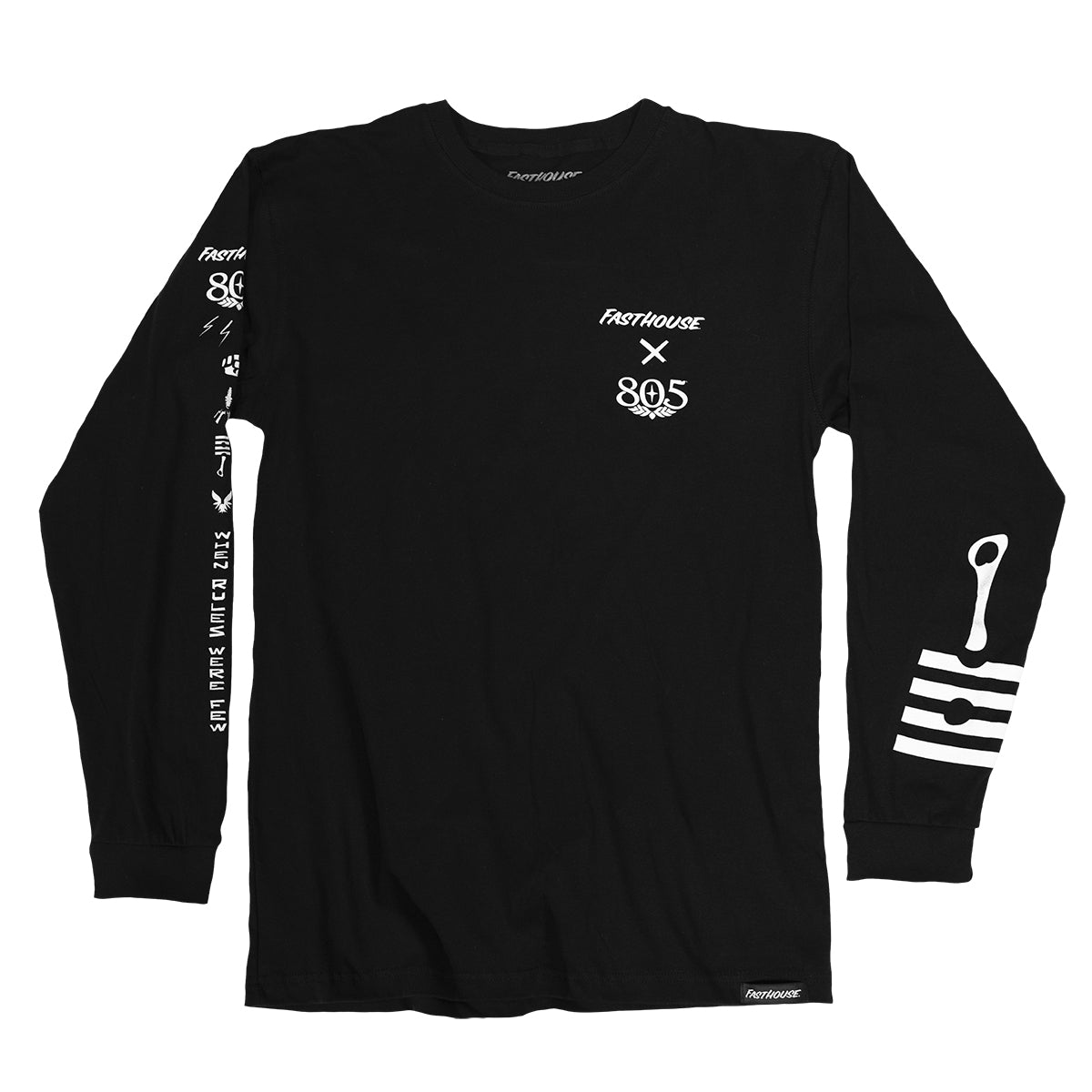 805 Crew Only LS Tee - Black