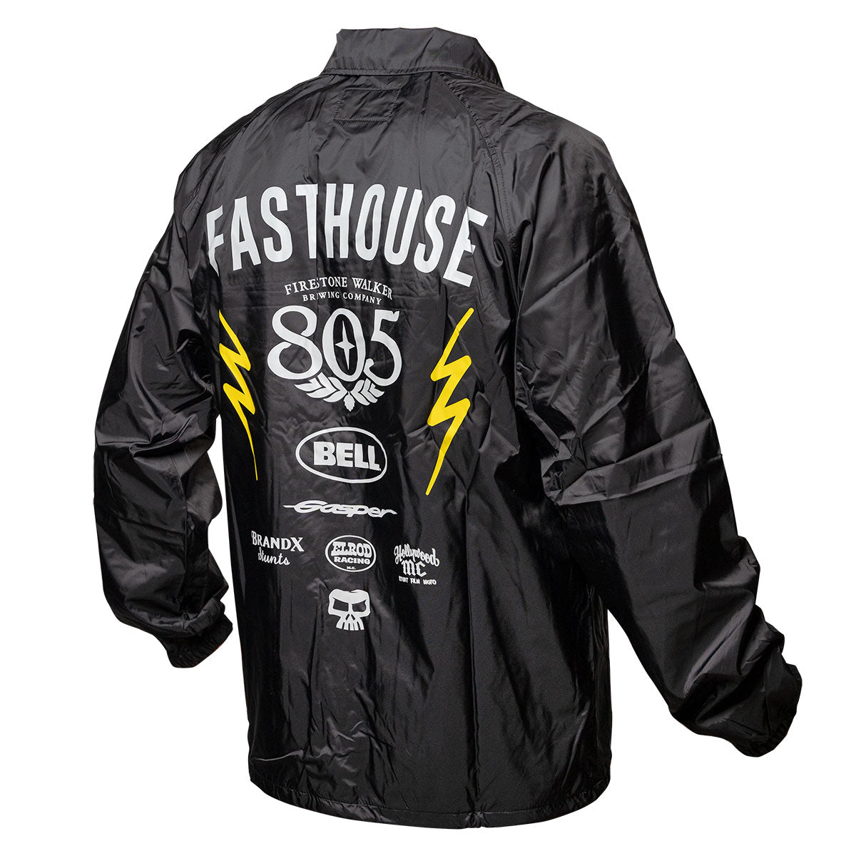 Team Collared Coach Jacket - Black
