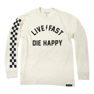 Die Happy Long Sleeve Tee - Natural