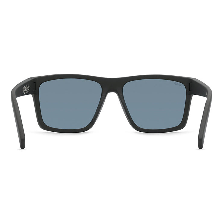 VonZipper Dipstick Polarized Sunglasses - Black Satin/Wildlife Blue Flash