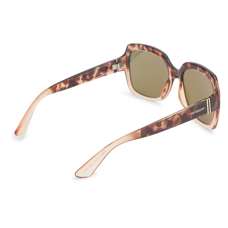 VonZipper Dolls Sunglasses - Komodo Tortoise/Gold-Pink Chrome
