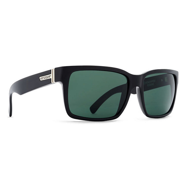 VonZipper Elmore Sunglasses - Black Gloss/Vintage Gray Fasthouse
