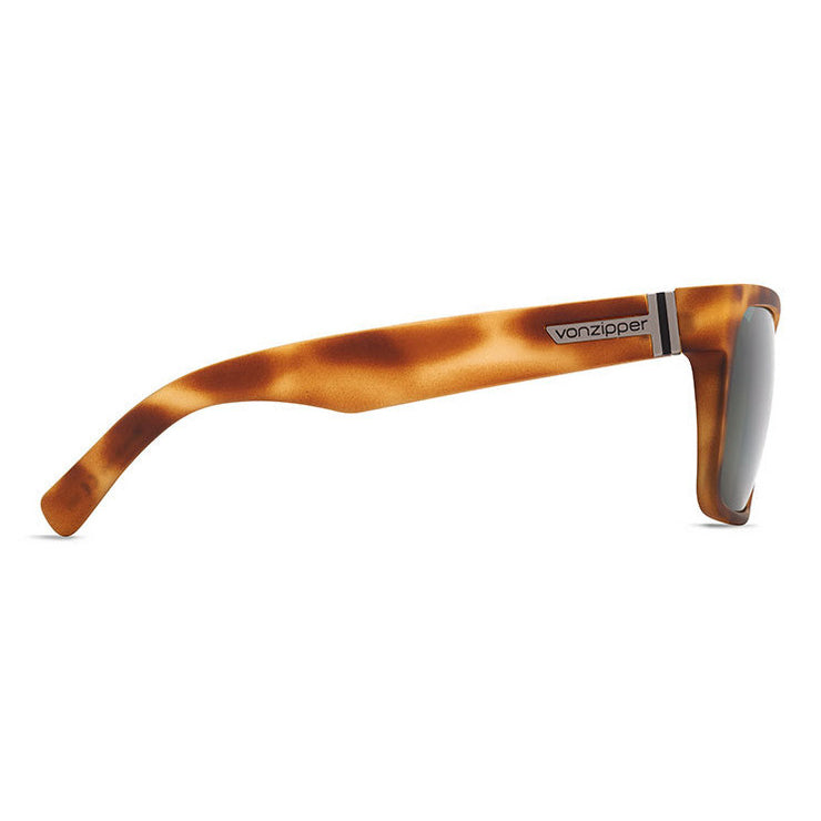 VonZipper Elmore Sunglasses - Tortoise Satin/Vintage Gray Fasthouse