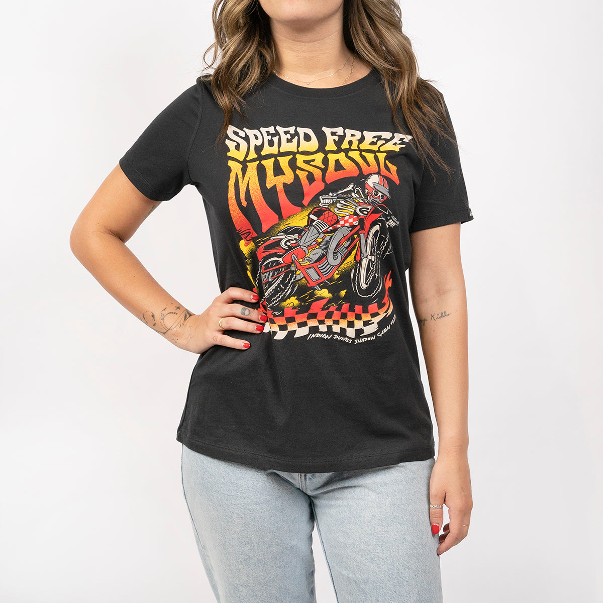 Elude Women's Tee - Washed Black