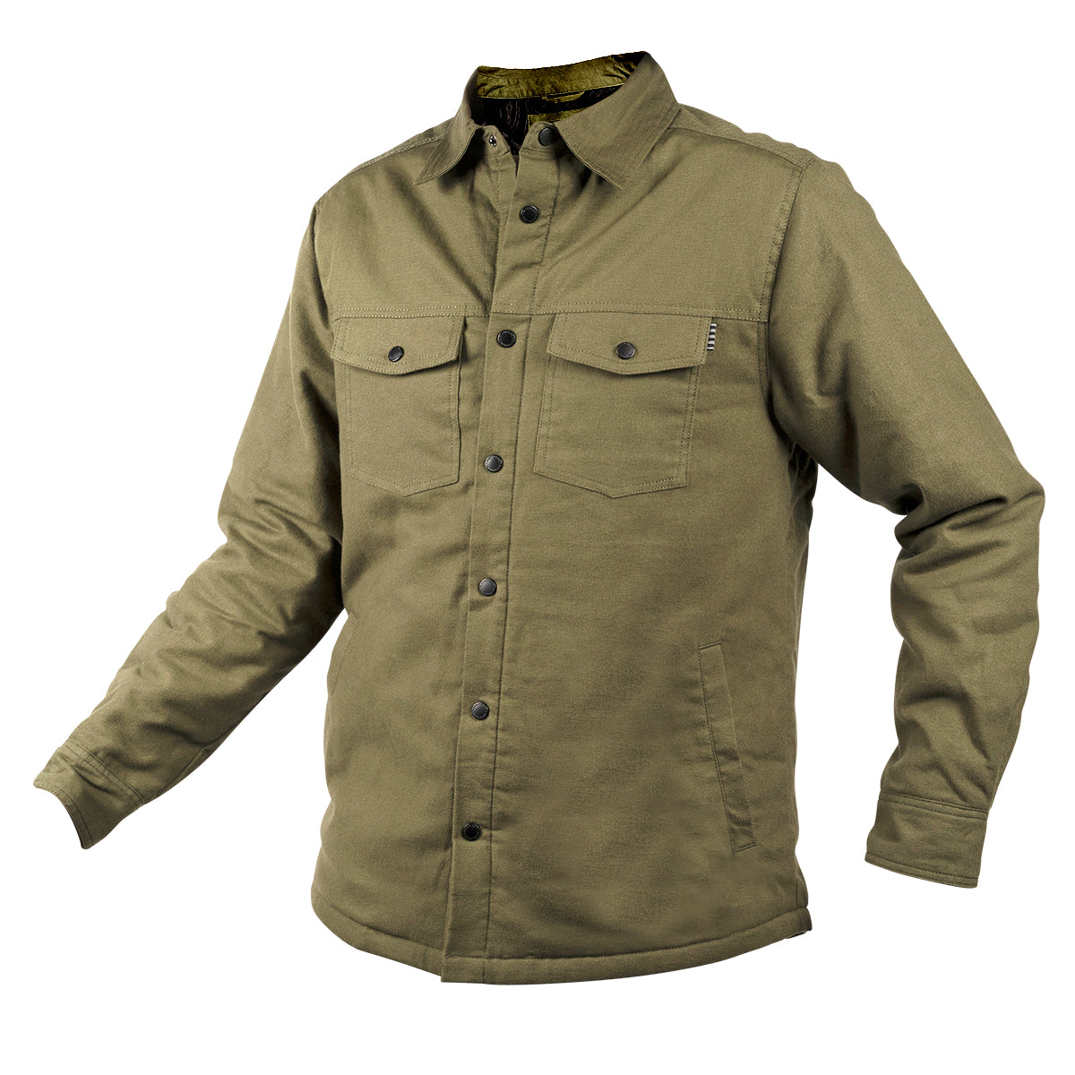 Elysian Quilted Flannel - Olive