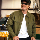 Elysian Quilted Flannel - Olive