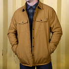 Elysian Quilted Flannel - Tobacco