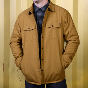 Elysian Quilted Flannel - Tobacco