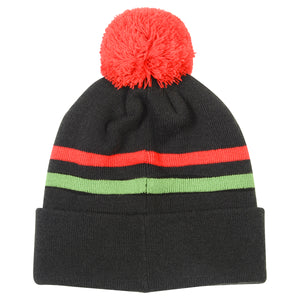 Express Hot Wheels Pom Beanie - Black/Red