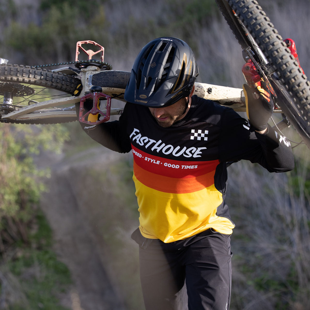 Alloy Kilo LS Jersey - Black/Yellow Success Ac