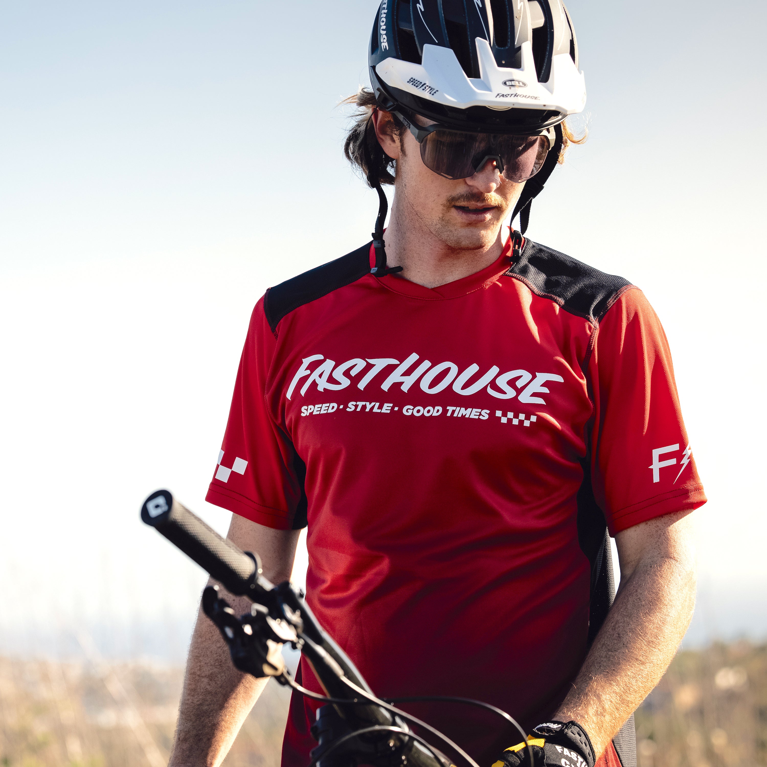 Alloy Slade SS Youth Jersey - Red/Black