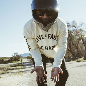 Die Happy Long Sleeve Tee - Natural