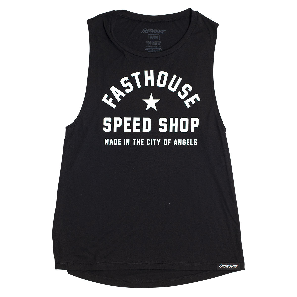 Fast Life Womens Muscle Tank - Black