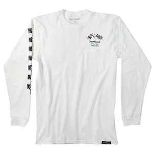 Fasthouse - Finish Line Long Sleeve Tee - White
