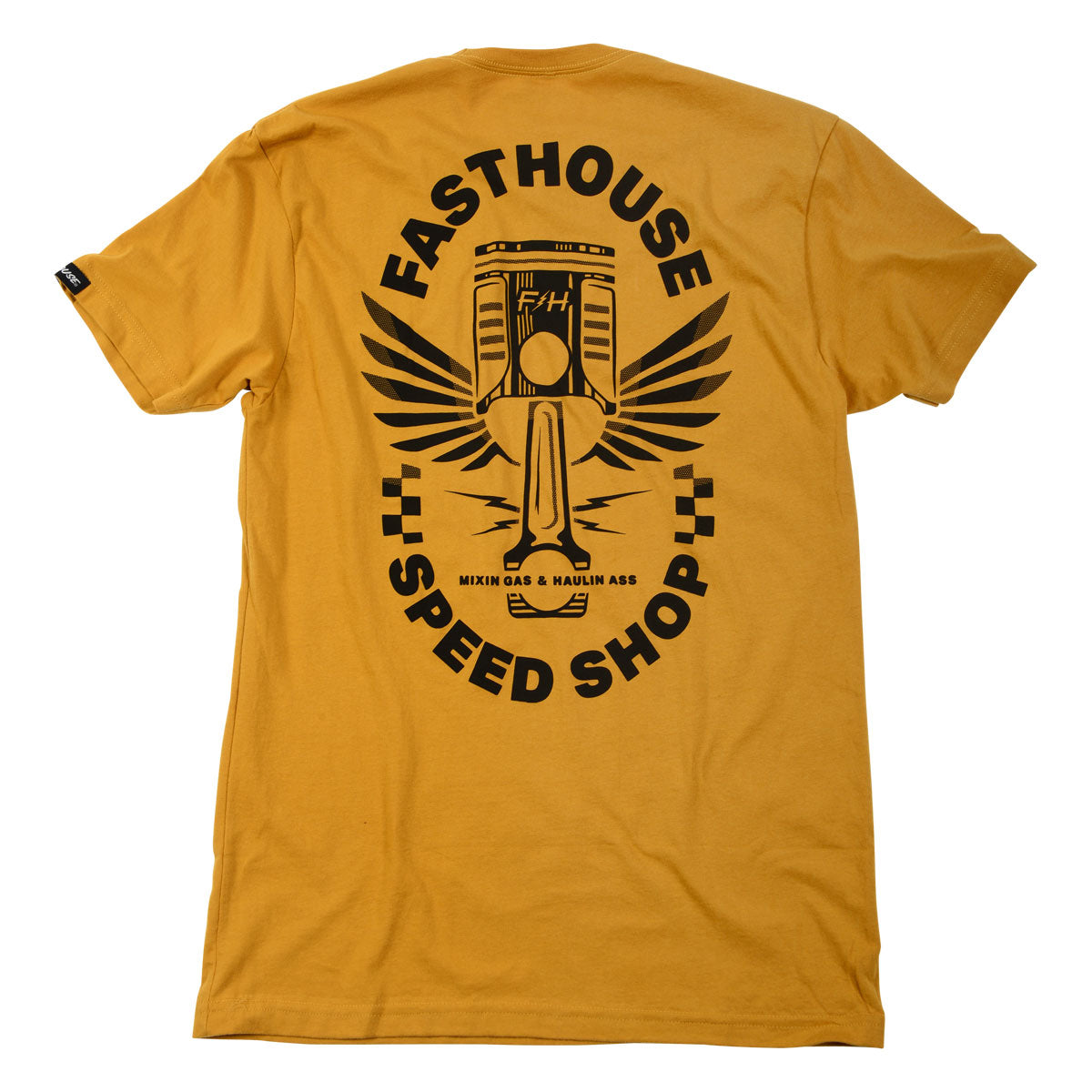 Flock Tee - Vintage Gold